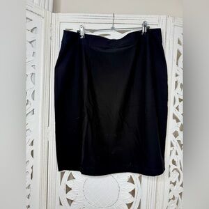 Eileen Fisher Classic Black Pencil Skirt